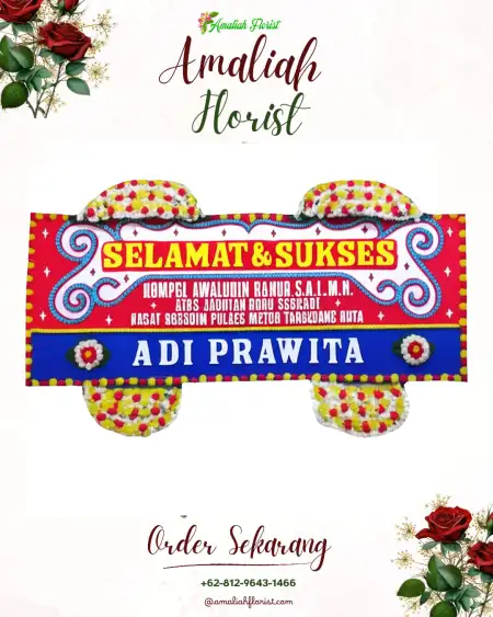 Papan Bunga Ucapan Selamat Tambakboyo